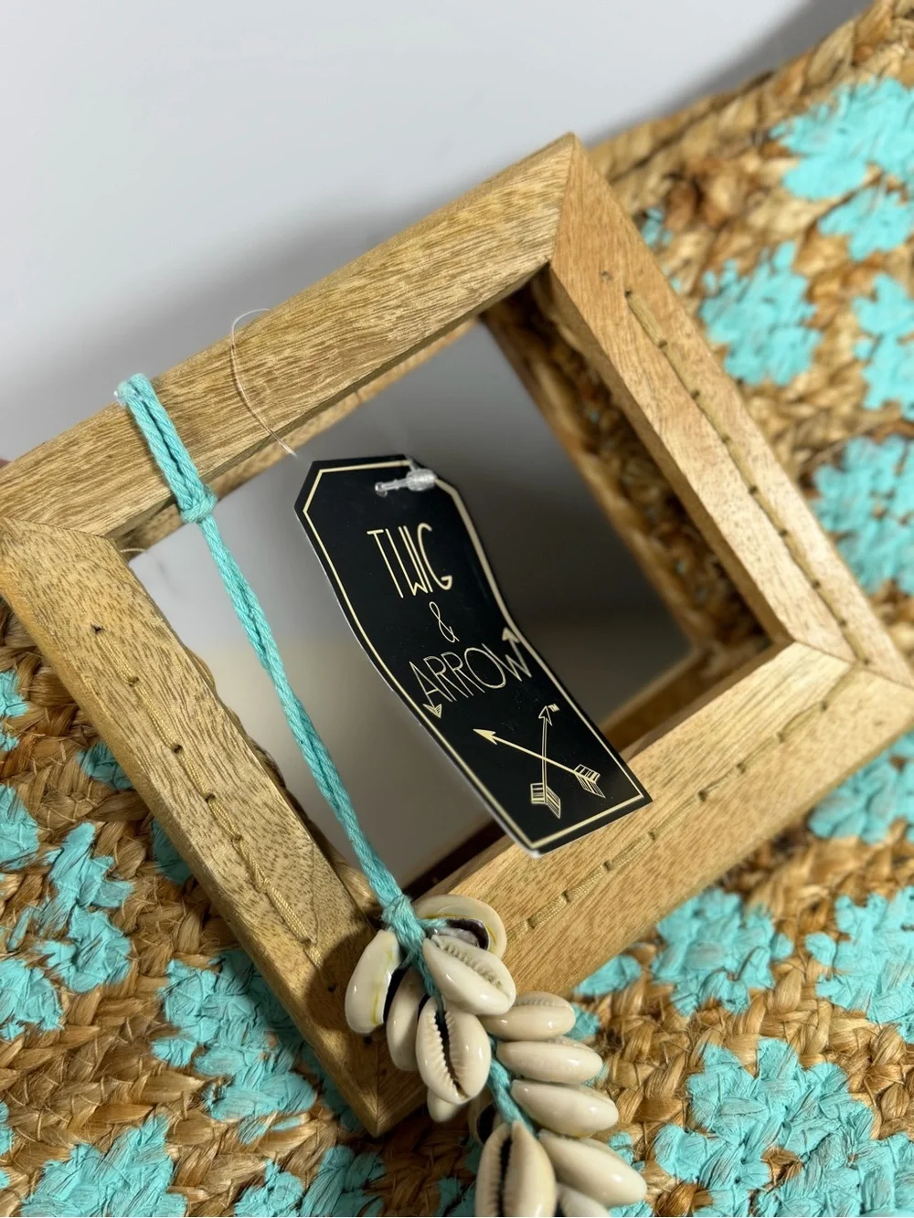 Twig & Arrow straw tote
